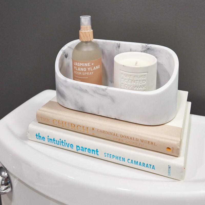 iDesign Dakota Makeup, Countertop, VanityMakeup and Cosmetic Storage Bathroom, 7.89"