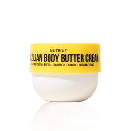 Nutrius Brazilian Body Butter Cream - Enriched with Nourishing Goodness - 6 FL OZ