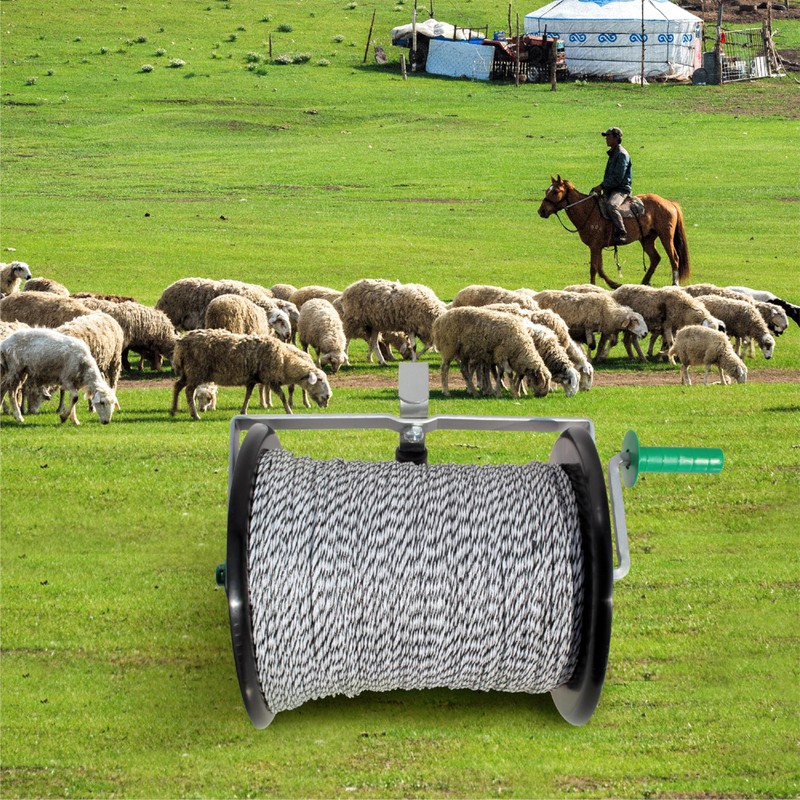 PK1 Electric Fence Polywire 6 Conductors 3280 Feet Pre-Spooled on