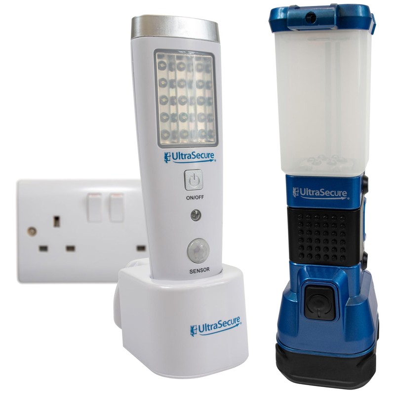UltraSecure Mains Plug in Power Failure Led Torch & LED