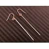 Akusetia Simple Surgical Stainless Steel, Pink Gold, Pink, Long Bar,
