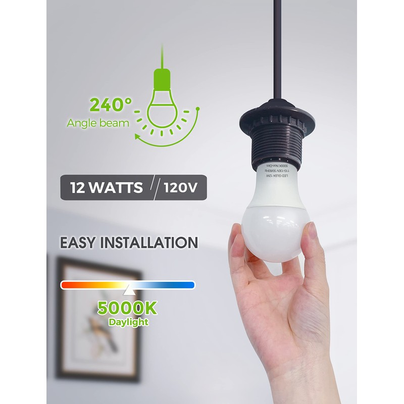LOHAS GU24 Base LED Light Bulb, 1200Lumen, 12Watt (75W-100W Equivalent)