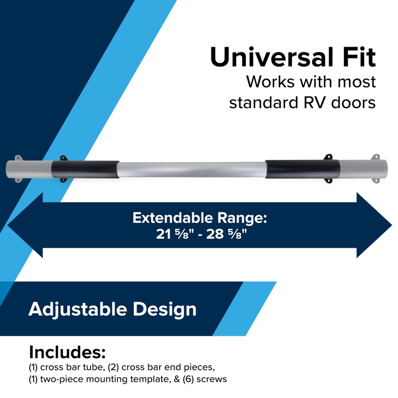Camco Camper/RV Screen Door Cross Bar - Protects The Screen