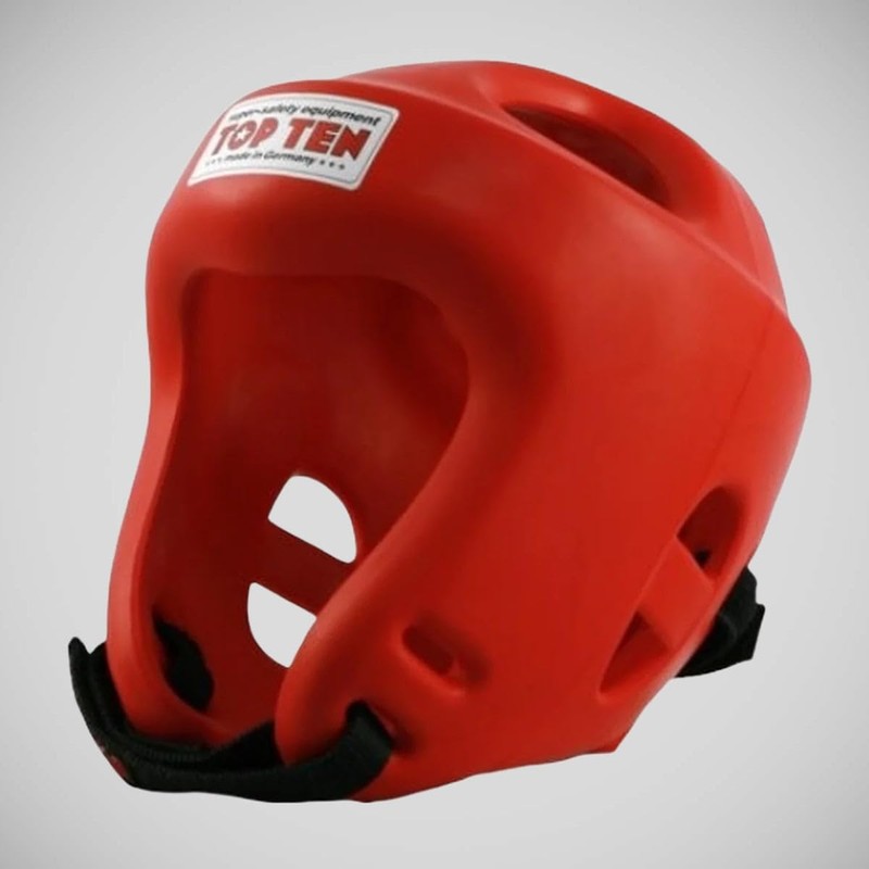 Top Ten Fight Head Guard (Red, Small)