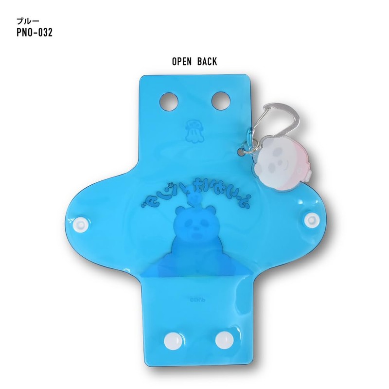 Marimocraft Clear Multi Case with Charm SS Panda Spoons and
