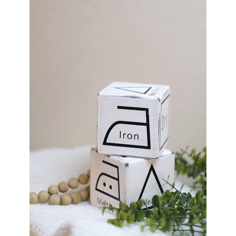 Set of 2 Laundry Block Sign