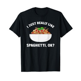 Best Spaghetti Design For Men Women Kids Italian Pasta Lover T-Shirt