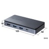 Sanwa Supply USB-C VDK17 Docking Station (HDMI x 2 Screen
