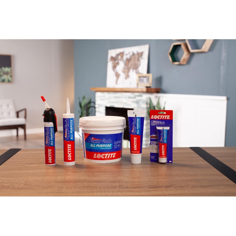 Loctite Power Grab Express All Purpose Construction Adhesive, White, 3