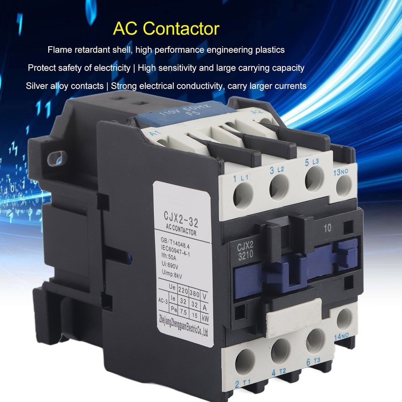 AC Contactor Coil Normally Open for Motor Power Supply Controls