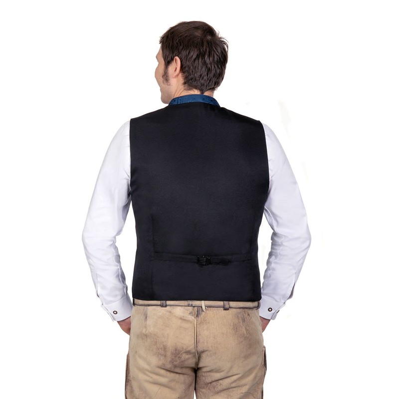 Joseph Elegant Costume Gilet Blue with Elegant Pattern Size 46-66,