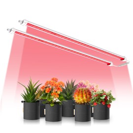 Spider Farmer LED Plant Grow Light GlowR80, 650-665NM Deep Red Supplemental Lighting Bar 3.2ft, Indoor Plants Grow Tents Grow Lamps for Bloom Flower