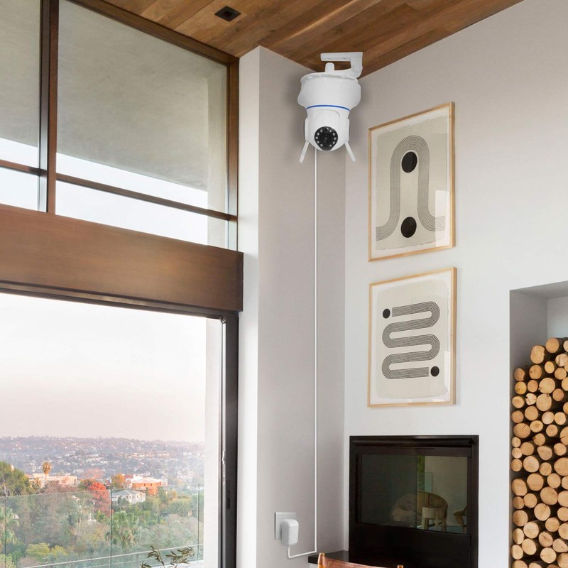 Uogw 2 Pack 20ft/6m DC Power Extension Cable 2.1mm x