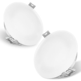 KICORED LED RV Cabinet light 4.5Inch DC12V Ceiling down light Interior lighting for RV Camper Caravan Trailer Boat, Warm White Risestar(Pack of 2)