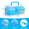 SMMYMGF 3-Layer Tackle Box Organizer, Storage Tool Box,Art & Crafts