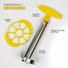 Exultimate Pineapple Corer Cutter Stainless Steel Fruit Peeler Slicer Yellow
