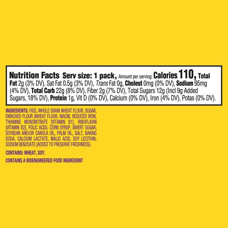 Newtons Soft & Fruit Chewy Fig Cookies, (Fig Bars), 120