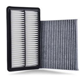 Engine & Cabin Air Filter Kit for Acura Mdx-3L V6 (2017-2020); for Honda Passport-3.5L V6 (2019-2025); Ridgeline-3.5L V6 (2017-2025); Replace: 17220-5J6-A10 80292-SDA-A01