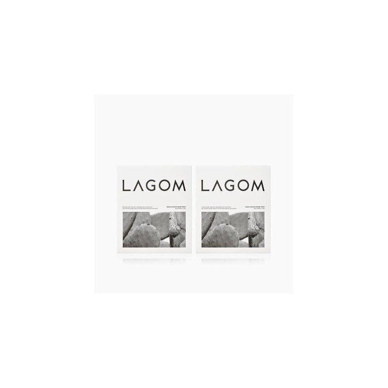 (Benefit item) Lagom Cactus Mask Pack 1+1 / (이득템) 라곰