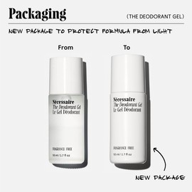 Nécessaire The Deodorant Gel - Clinical Deodorizing Treatment with 5% AHA. Vitamin B5 + B3. No Bumps. No Discoloration. Dermatologist-Tested. 1.7oz