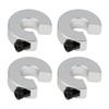 4 binari lineari SBR12, anello di bloccaggio lineare per SBR12,