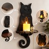 Cat Wall Shelf for Candle & Small Item Display –