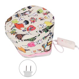 Electric Hair Steamer Cap 3 Gears Temperature Adjustable Heating Cap Hair Care