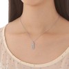 The Kiss TPD9014-40 Stainless Steel Women's Necklace, 15.7 inches (40