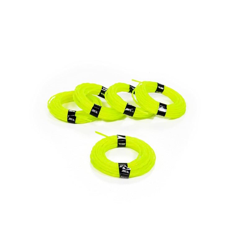 Greenworks 0.095" 5-Pack Pre-Cut Twisted String Trimmer Line