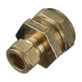 15mm x 12mm Brass Compression Reducing Coupling