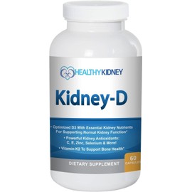 Kidney-D Kidney Supplement Vitamin D Optimized Kidney Support Health and More