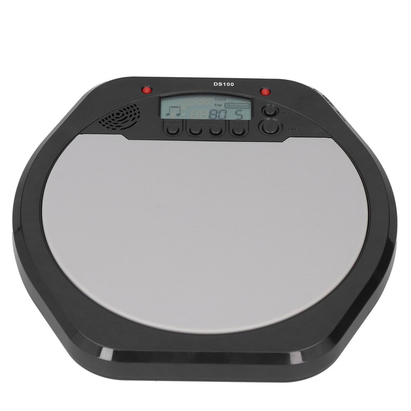 8in Drum Metronome Digital LCD Analog Electronic Percussion Beat Rhythm