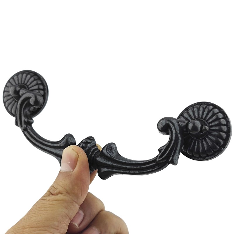 MuDuJia 10-Pack 5" C-C (5 Inch Centers) Bail Drawer Pull