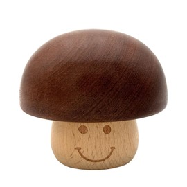 Pursuestar HowlMoving Castle-Merry Go Round of Life Rotating Music Box, Solid Wood Mushroom Wind Up Musical Gift with Smile face for Women Girls Mom Birthday Mother's Day Desktop Display