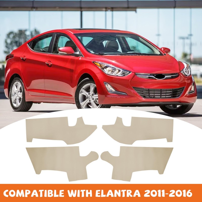 RUIANTE 4pcs Door Panel Cover Trim Replacement Compatible for Elantra