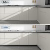 Frantie Flexible Vinyl Baseboard Trim, 4 Inch Peel and Stick