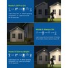 JACKYLED Motion Sensor Solar Lights Outdoor, 16.4ft Cord Security Wall