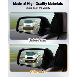 AUGREX Driver Side Rear View Mirror Glass Replacement Fit for Honda CRV 2017 2018 2019 2020 2021 2022, Left Side Mirror with Power Heated & Blind Spot
