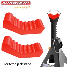 AUTOXBERT 2X Rubber Car Jack Lift Pad Stand Pinch Weld Floor Frame Rail Adapter Jack Tools