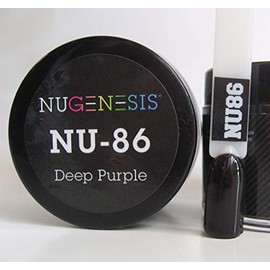 NuGenesis Nail Dipping Powder Color 1.5oz/43g jar - (NU86 DEEP PURPLE)
