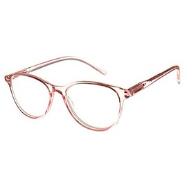 Aloha Eyewear Tek Spex 8001 Women's Dual-Focus Progressive No-Line Reading Glasses (Pink/Top: +0.00 / Bottom: +2.00)