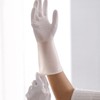 Jwthee Rubber Kitchen Gloves White, 1 Pair Reusable Kitchen Dishwashing
