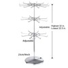 Polmart 3-Tier Spinning Display Stand ，Heavy Duty Adjustable Countertop Stand