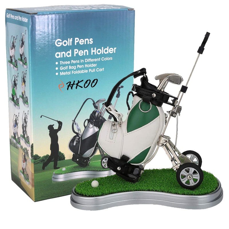 HKOO Golf Gift Golf Pens Holder, Golf Bag Holder with