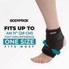 Bodyprox Ankle Support Brace, Breathable Neoprene Sleeve, Adjustable Wrap! Bodyprox