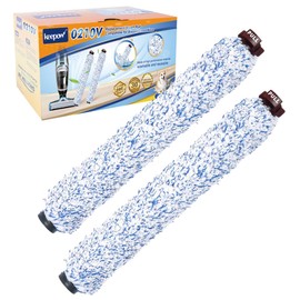KEEPOW Hardwood Floor Brush Roll Replacement Compatible with Bissell Crosswave 1926,Also for Bissell Crosswave Pet Pro 1785, 2306a Cordless Wet Dry Vac,Part # 1608022 & 160-8022, 2-Pack