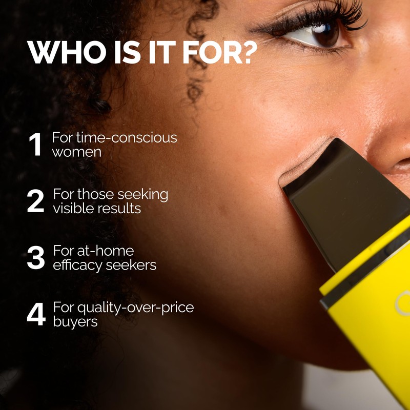 GESS Exotic Ultrasonic Face Lifting Device - Gentle Exfoliation, Skin