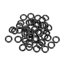uxcell Nitrile Rubber O-Rings 8mm OD 5mm ID 1.5mm Width, Metric Sealing Gasket for Automotive Machine Plumbing, Pack of 50