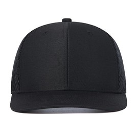 FREEBIRD99 Trucker Hat for Men & Women Adjustable Snapback Outdoor Mesh Cap (Black/Black)