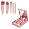 Makeup Brush Set, Portable, Make-Up Brush Set, 5 Cosmetic Brushes,